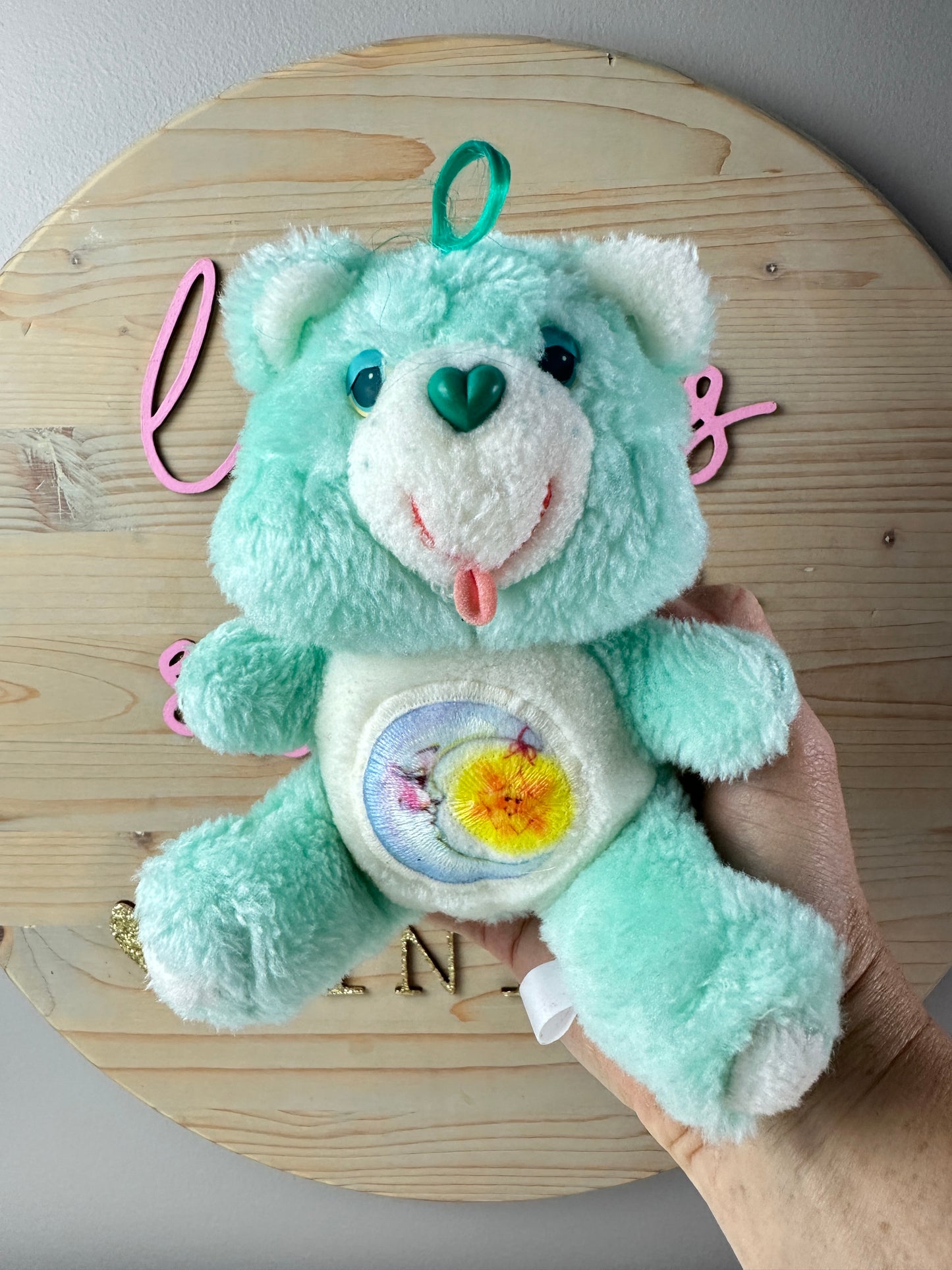 1980s Kenner Care Bears Bedtime Bear Small Plush 6"