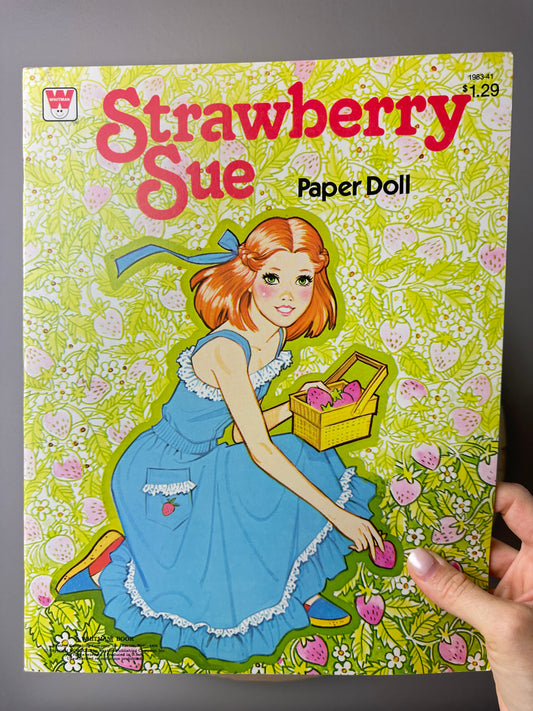 1979 Whitman Strawberry Sue Paperdoll Book Unused