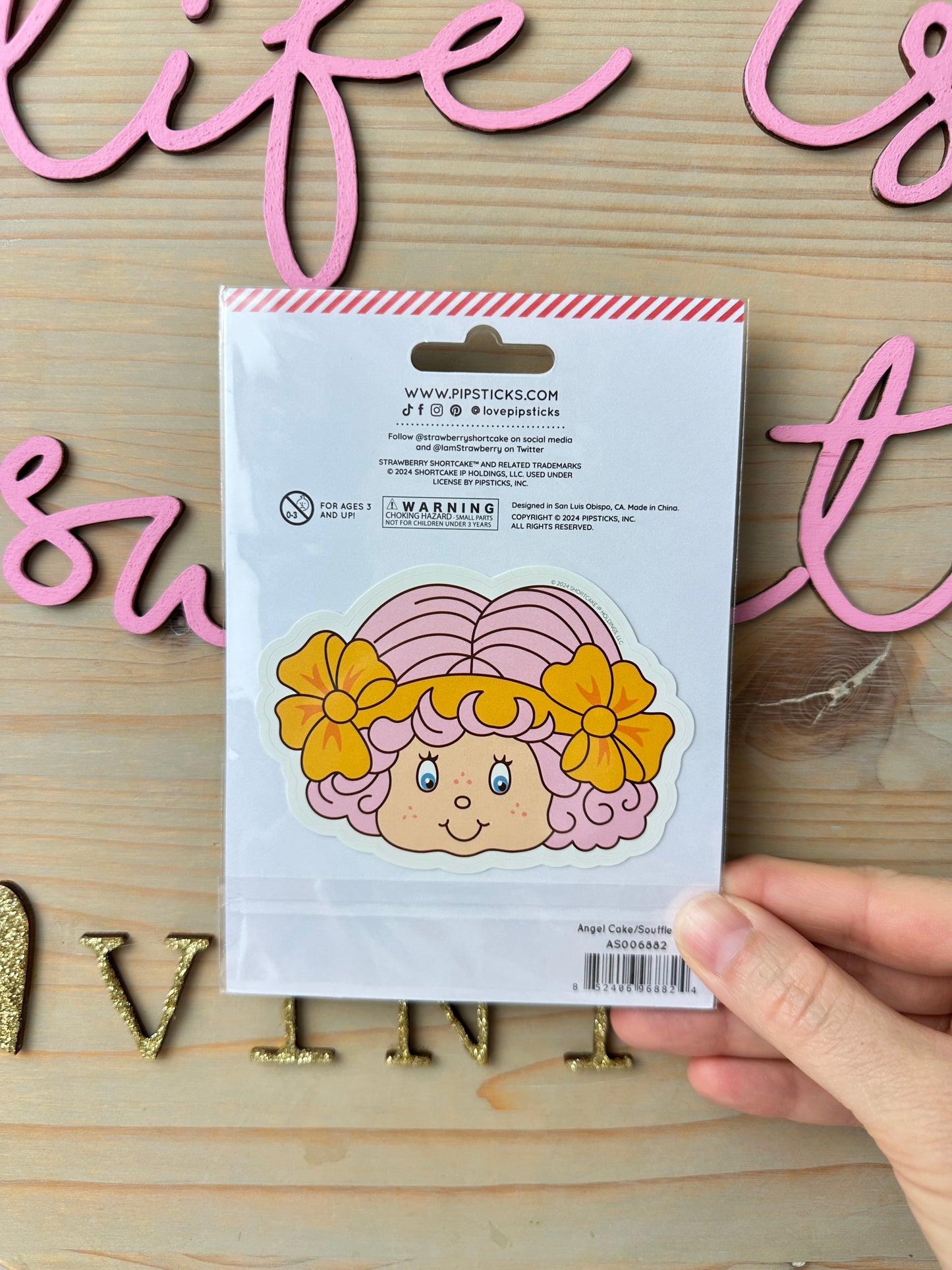 Angel Cake & Souffle Scratch 'n Sniff Stickers [Pipsticks]