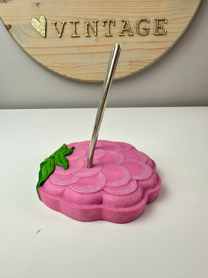 2005 Danbury Mint Raspberry Tart Porcelain Doll Stand