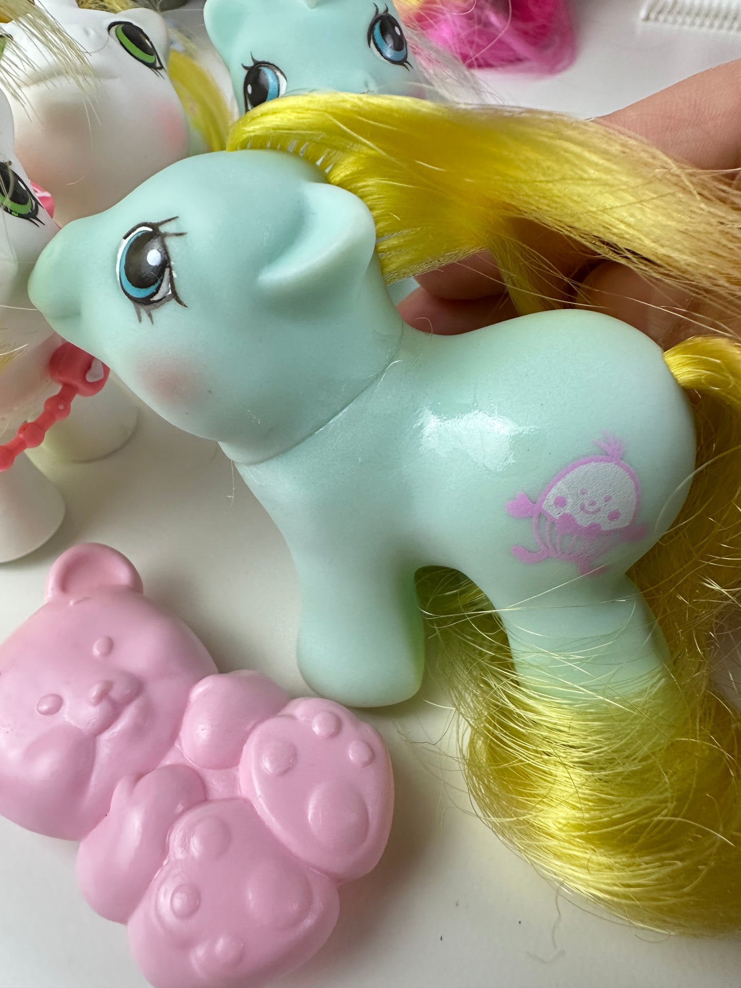 1980s Hasbro My Little Pony Newborn Twins Ponies [FLAWED]