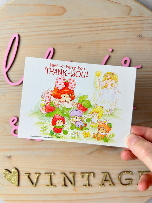 1985 Kenner Strawberry Shortcake Berrykin Postcard