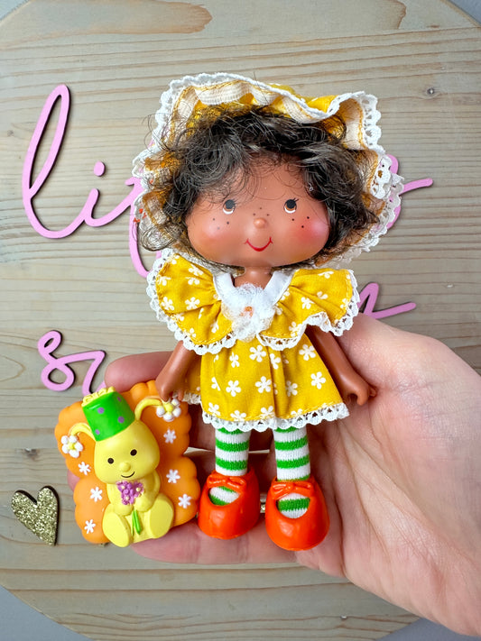 1984 Kenner Strawberry Shortcake Orange Blossom with Marmalade Party Pleaser Doll *Berry Vault*