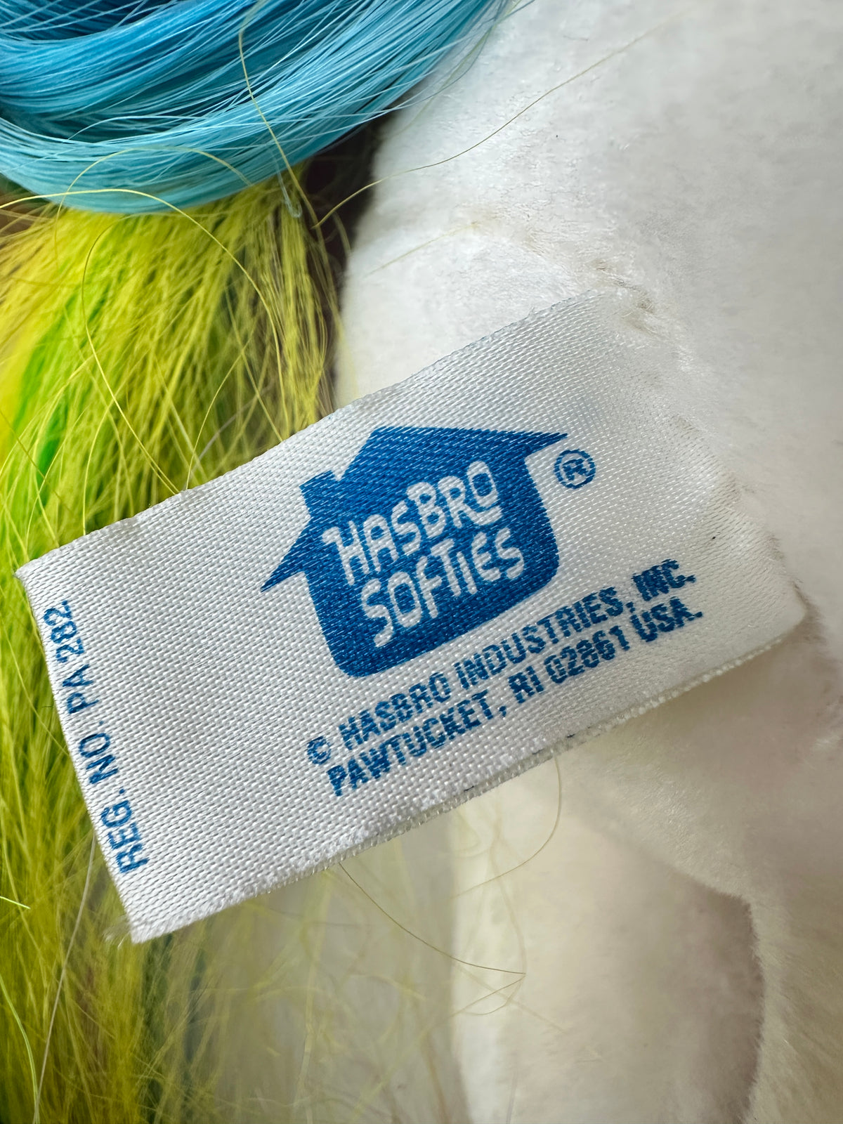 1980s Hasbro Softies G1 My Little Pony Plush Starshine Pegasus