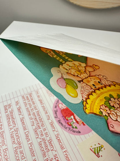 1984 Kenner Strawberry Shortcake Berry Special Friends Club Poster Set #2 [Mail-in Offer]