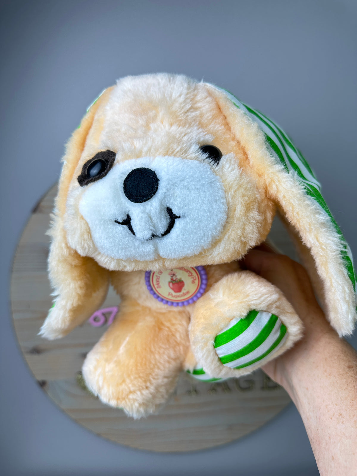 1984 Kenner Strawberry Shortcake Large Pupcake Plush