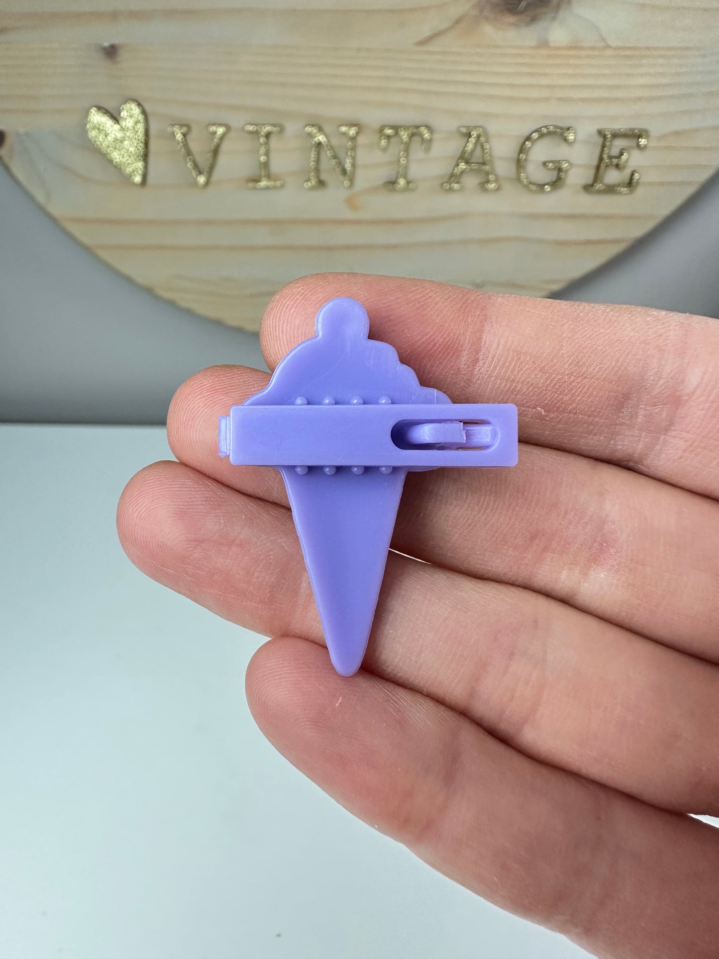 1987 Hasbro G1 My Little Pony Sundae Best Hair Clip Accessory [Banana Surprise]