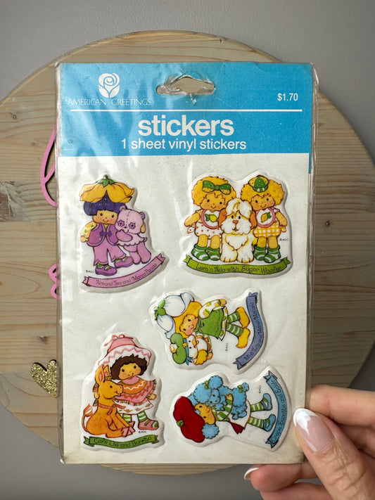 1980s AGC Strawberry Shortcake Puffy Stickers #2