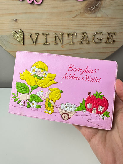 1985 Kenner Strawberry Shortcake Berrykin Address Wallet