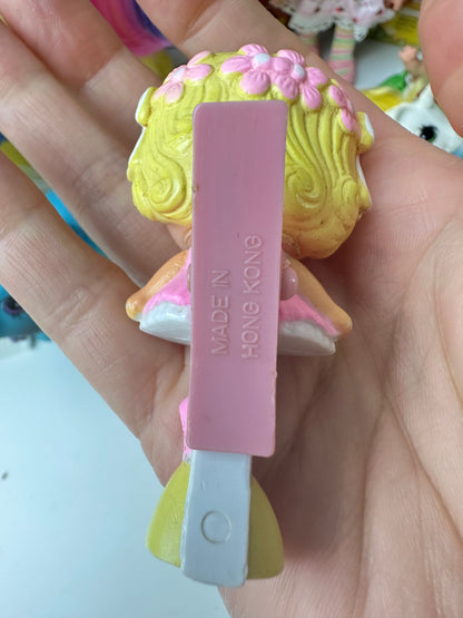 1980s Hasbro Charmkins Lady Slipper Doll Clip
