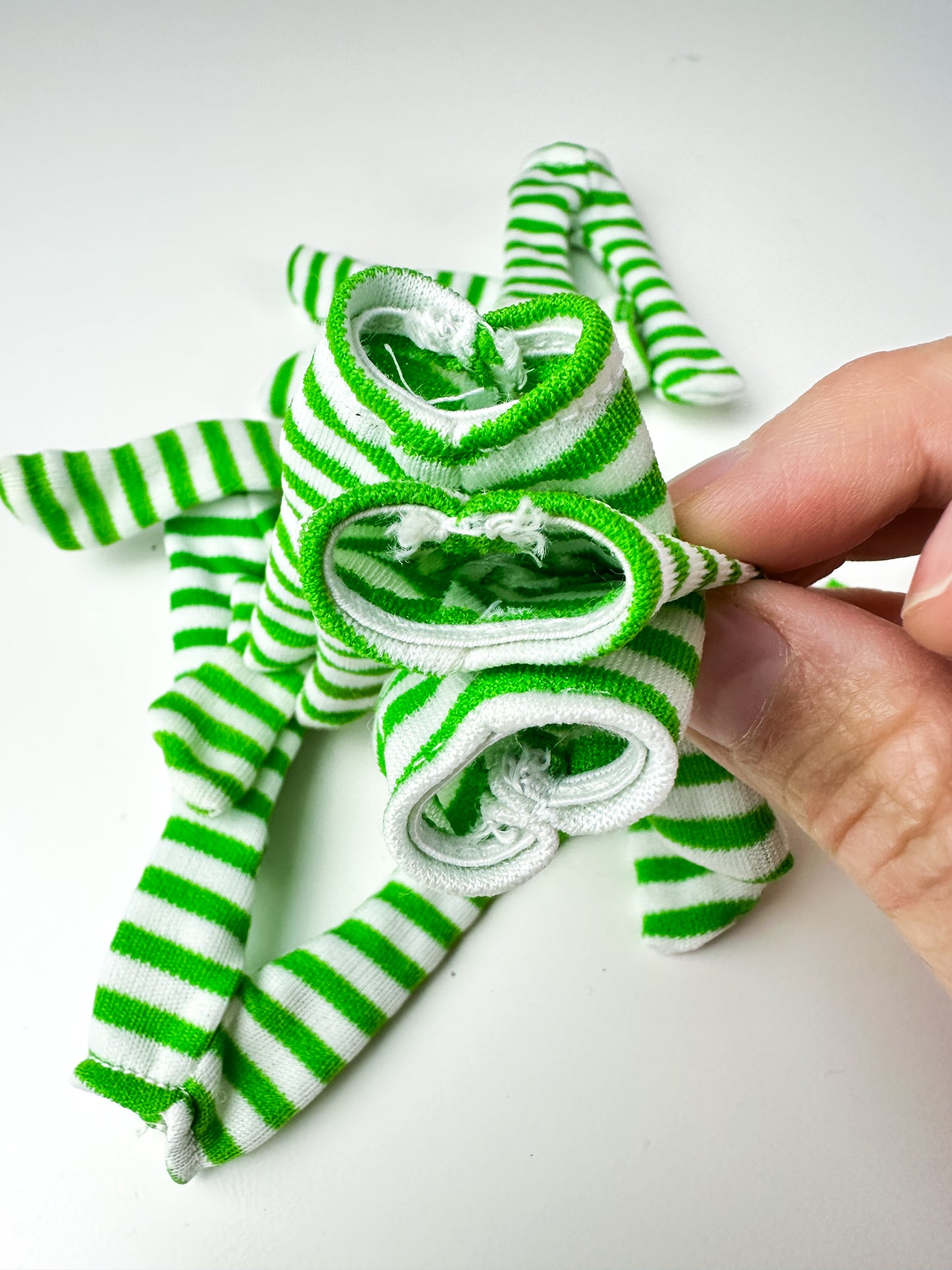 1980s Kenner Strawberry Shortcake Green & White Doll Tights [Sold Separately]