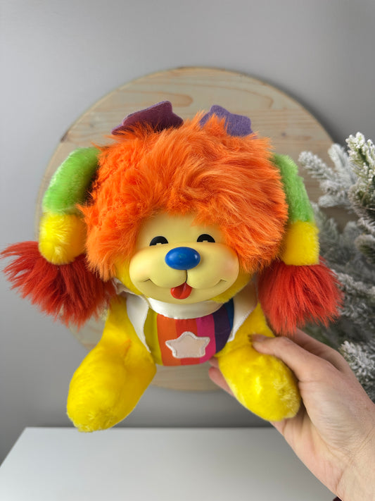 1983 Mattel Rainbow Brite Puppy Brite Plush Dog