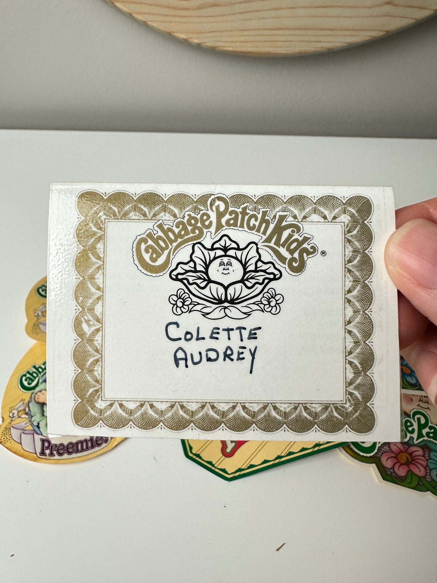 1980s Coleco Cabbage Patch Kid Hang Tags [Sold Separately]
