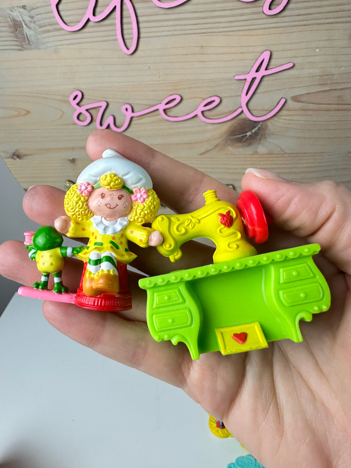 1983 Kenner Strawberry Shortcake Deluxe Miniature Sets [Sold Separately] *Berry Vault^