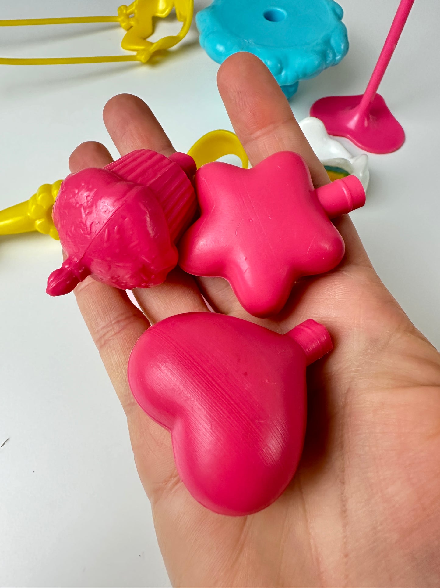 1980s Kenner Care Bears Cloud Mobile Car & Care A Lot Playset Pieces