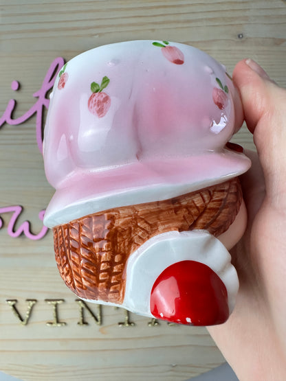 1983 AGC Strawberry Shortcake Figural Head Porcelain Mug