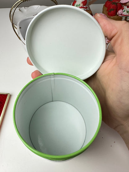 1980s Strawberry Shortcake Green Tin