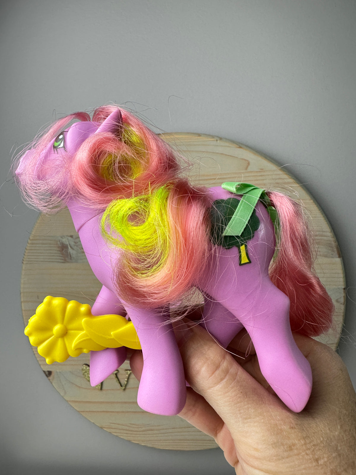 1980s Hasbro My Little Pony Windy Magic Message Pony with Accessories