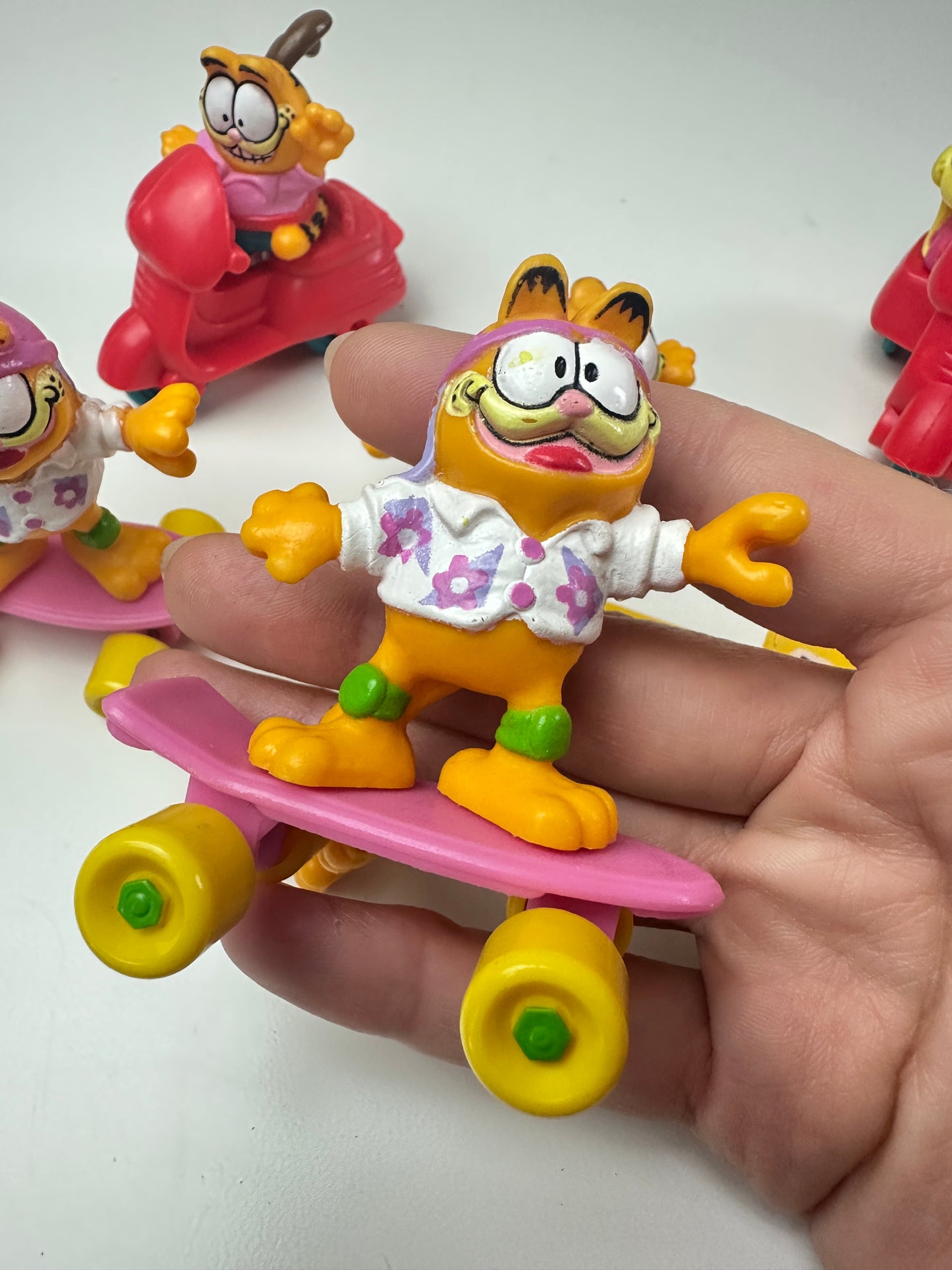 1980s Garfield McDonald's Happy Meal & Cereal Toys Lot
