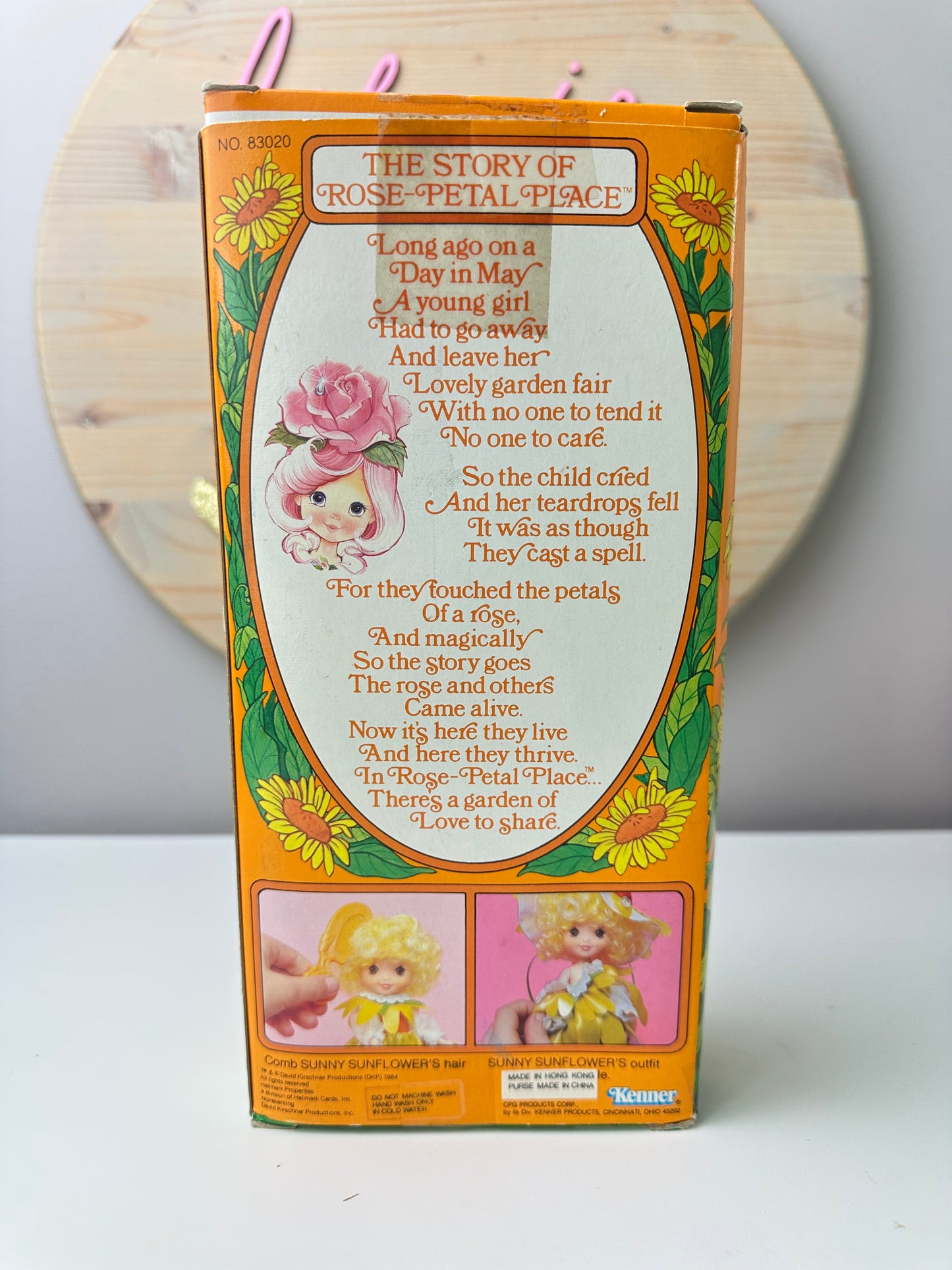 1984 Kenner Rose Petal Place Sunny Sunflower MIB NRFB