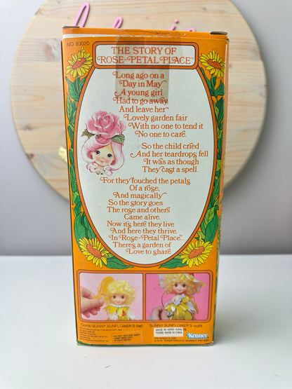 1984 Kenner Rose Petal Place Sunny Sunflower MIB NRFB