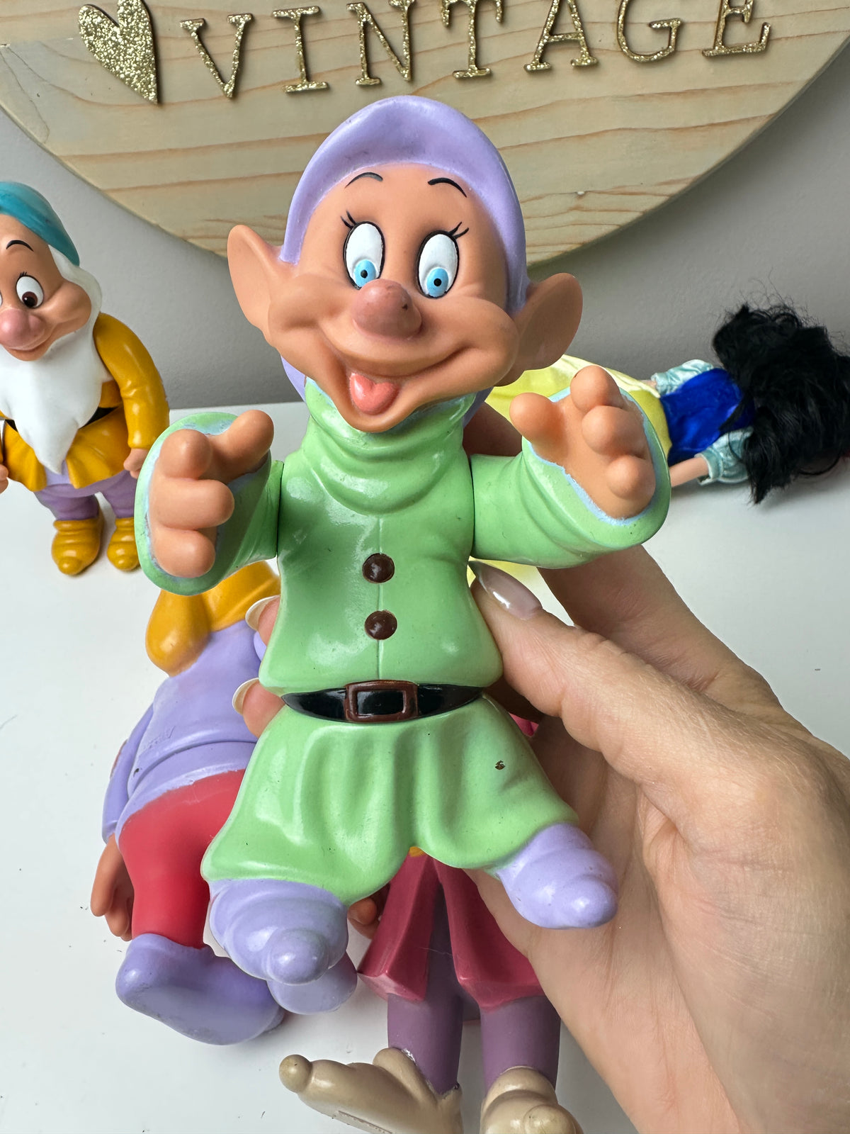 1990s Disney Snow White and Dwarves Dolls