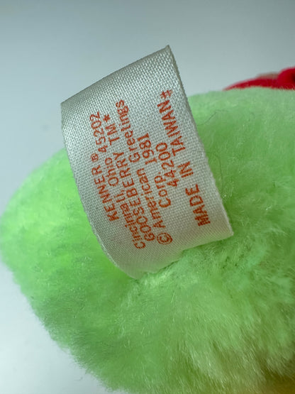 1982 Kenner Strawberry Shortcake Gooseberry Plush with Tag *Berry Vault*