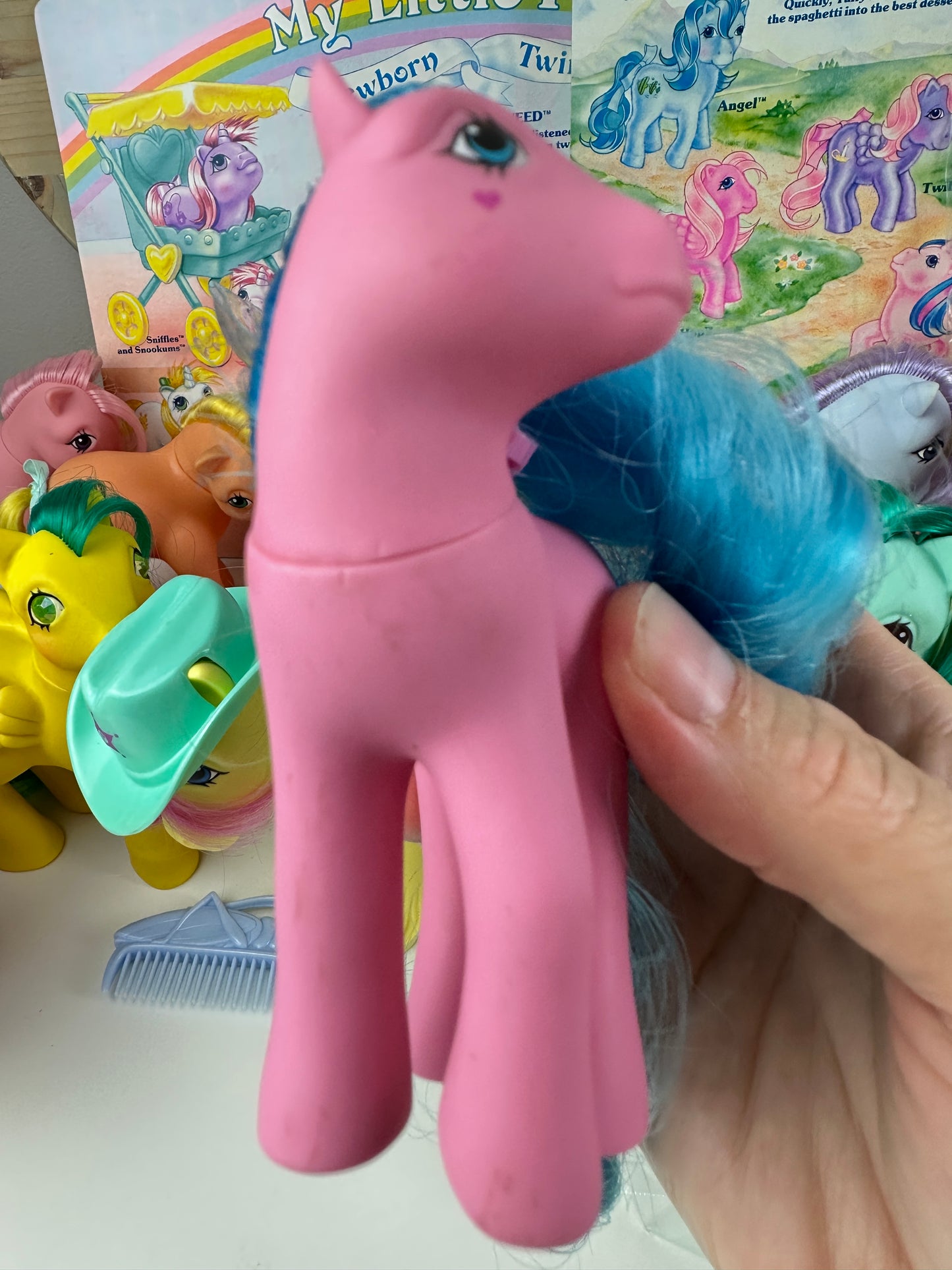 1980s Hasbro My Little Pony Flutter Pony Wingsong with One Wing