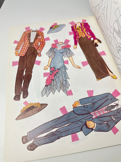 1992 Bride and Groom Paperdoll Book Unused