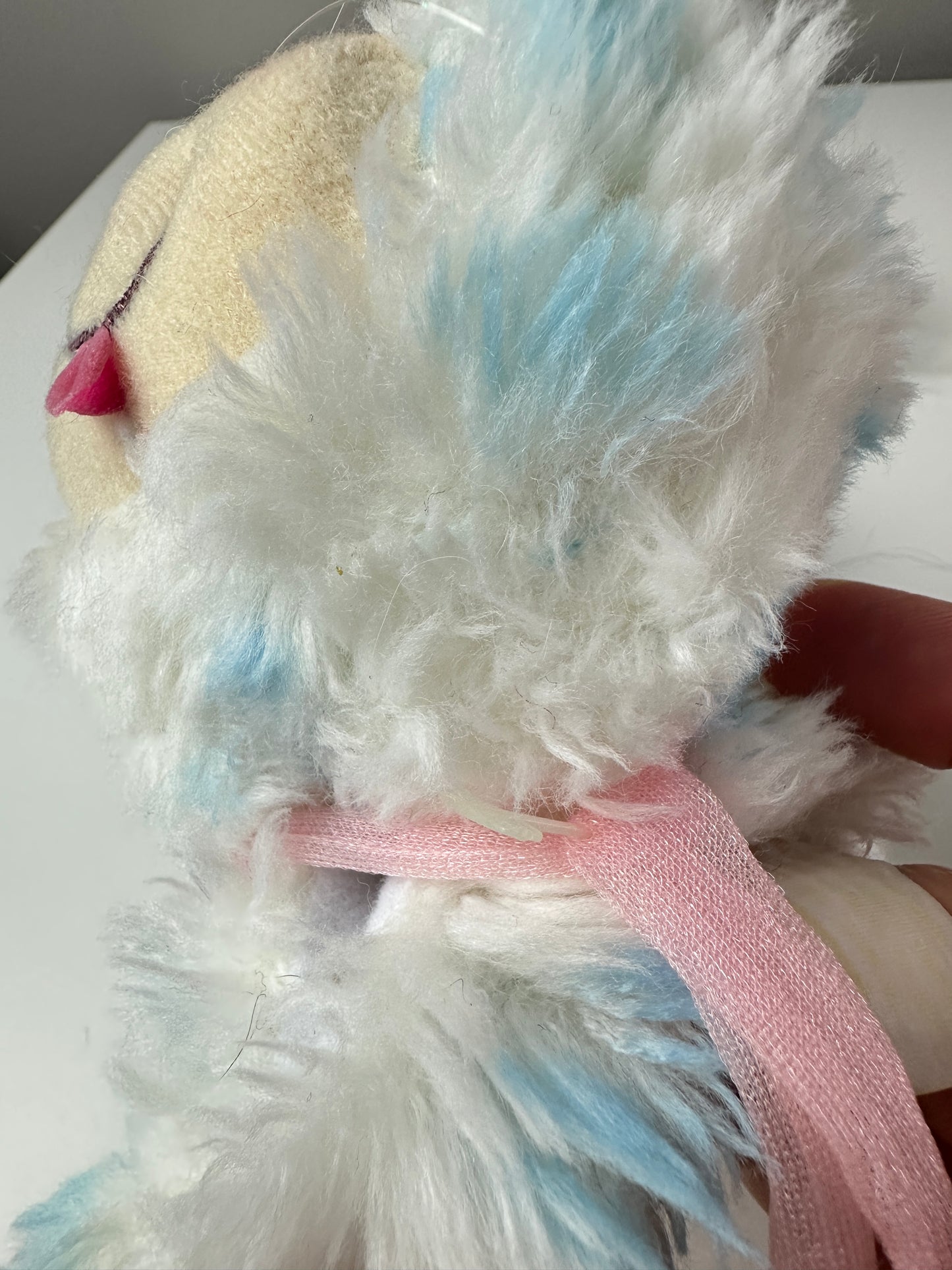 1980s Kenner Furrever Friends Blue Cat Plush TLC Incomplete