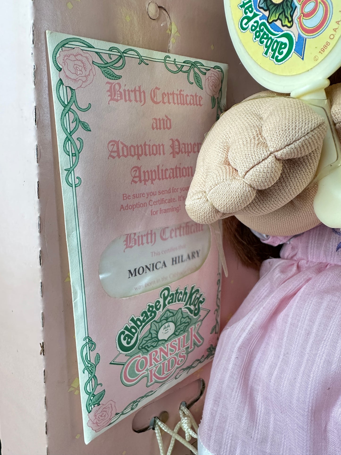 1986 Coleco Cabbage Patch Cornsilk Kid [Unplayed With]