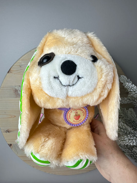 1984 Kenner Strawberry Shortcake Large Plush Pupcake *Berry Vault*