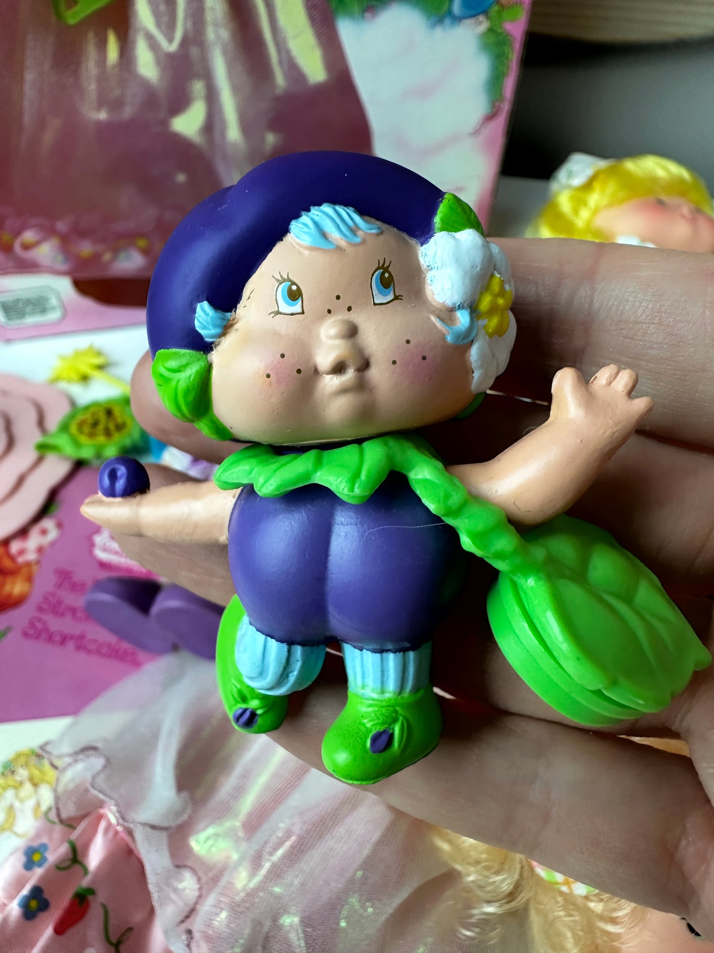 1985 Kenner Strawberry Shortcake COMPLETE Berrykin Doll Collection *Berry Vault*