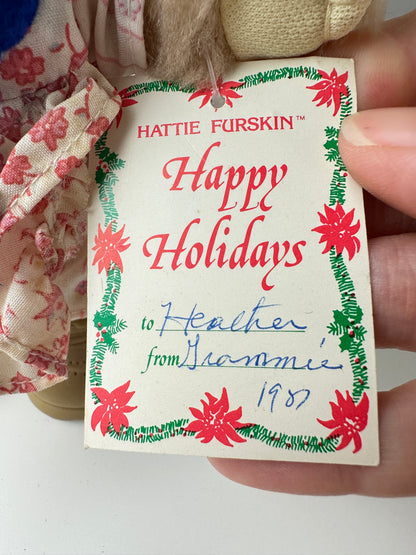1986 Wendy's Hattie Furskin with Tag