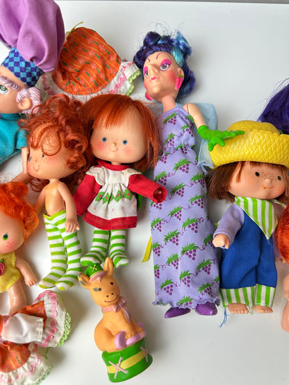 1980s Kenner Strawberry Shortcake Doll Lot