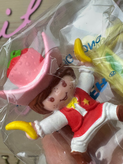 1983 Kenner Strawberry Shortcake on a Rocking Horse Deluxe Miniature MIP