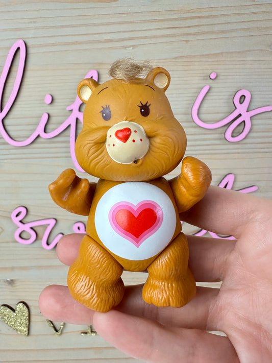 1980s Kenner Care Bear Tenderheart Poseable