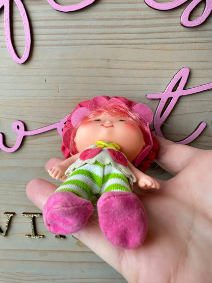 1982 Kenner Strawberry Shortcake Cherry Cuddler with Gooseberry Doll