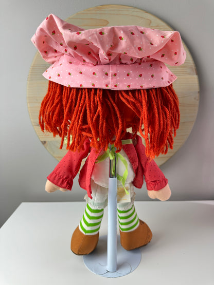1980 Kenner JCPenney Strawberry Shortcake Rag Doll with Necklace