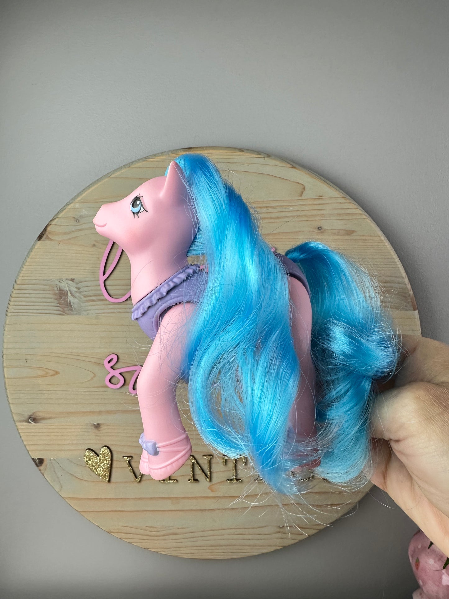 1989 Hasbro G1 My Little Pony Sweetsteps Ballerina Silky Slipper