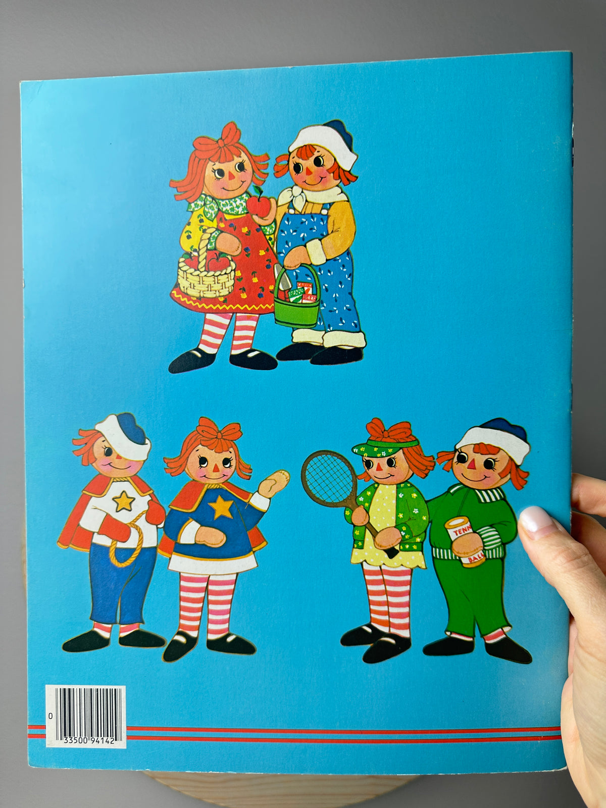 1980 Whitman Raggedy Ann and Andy Paperdoll Book Unused