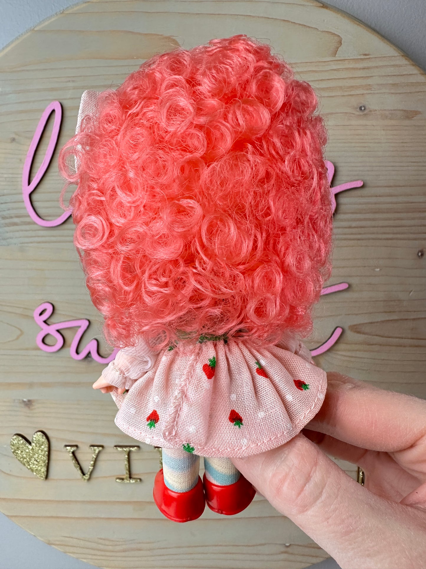 1980s Estrela Coleção Moranguinho Strawberry Shortcake "New Wave" Doll