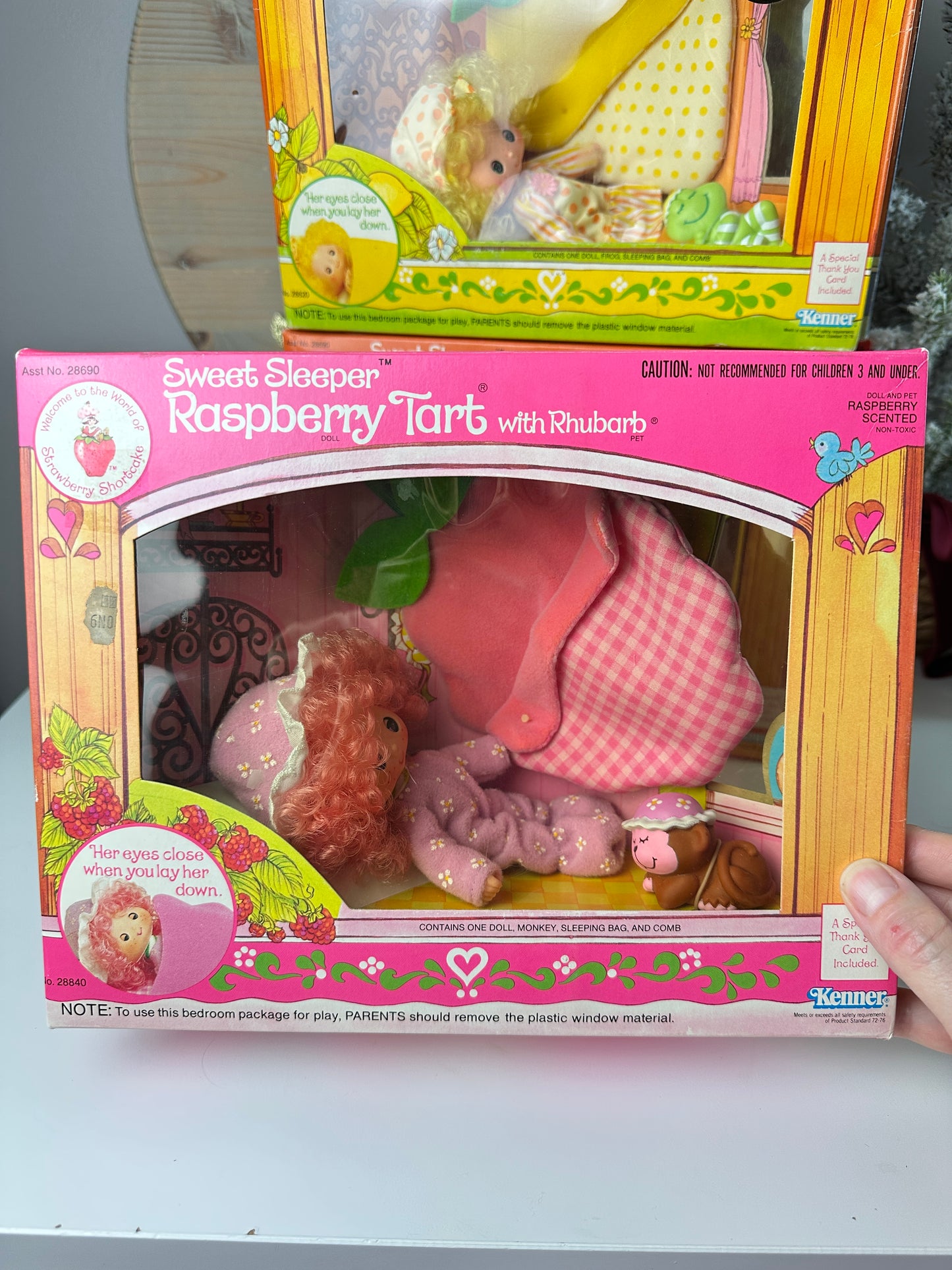 1984 Kenner Strawberry Shortcake Sweet Sleeper Dolls NRFB MIB [Sold Separately]