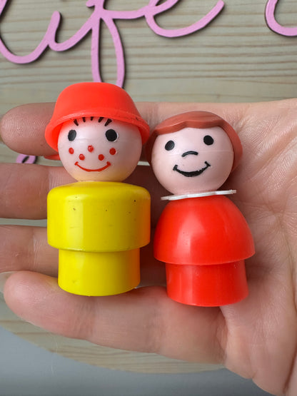1980s Fisher Price Little People [Lot of 2]