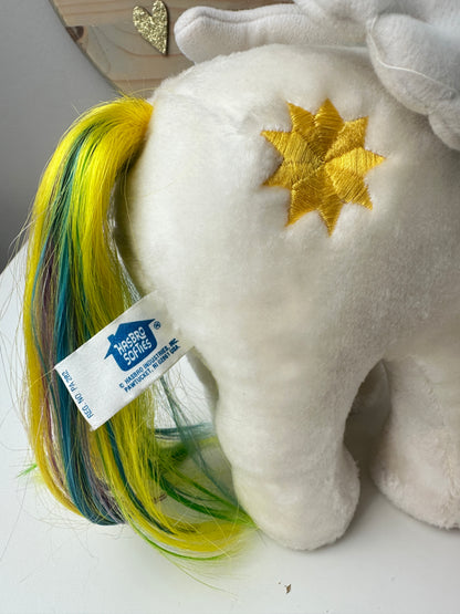 1980s Hasbro Softies G1 My Little Pony Plush Starshine Pegasus