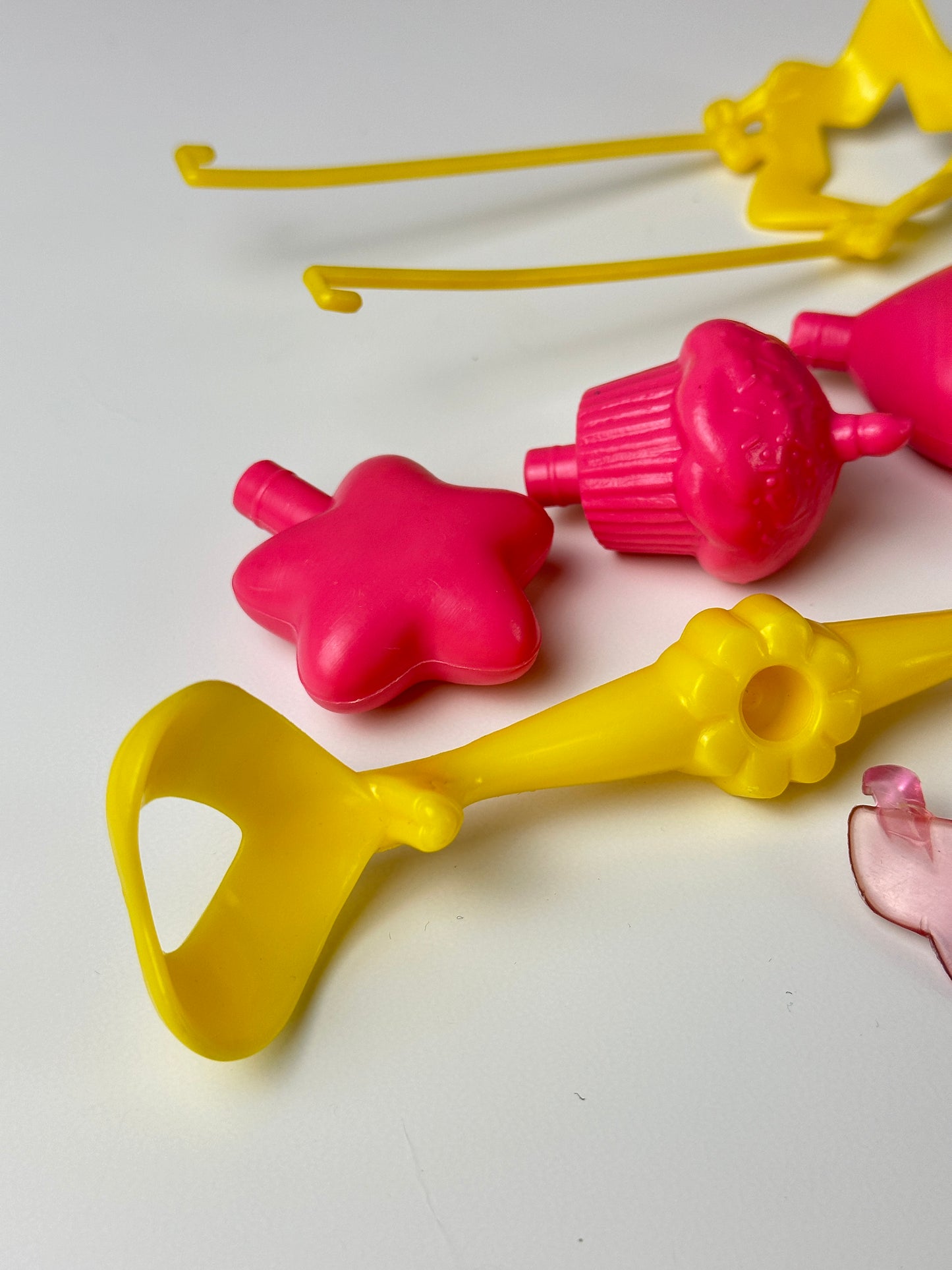 1980s Kenner Care Bears Cloud Mobile Car & Care A Lot Playset Pieces