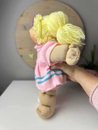 1980s Coleco Cabbage Patch Girl [Blonde Pigtails Blue Eyes]