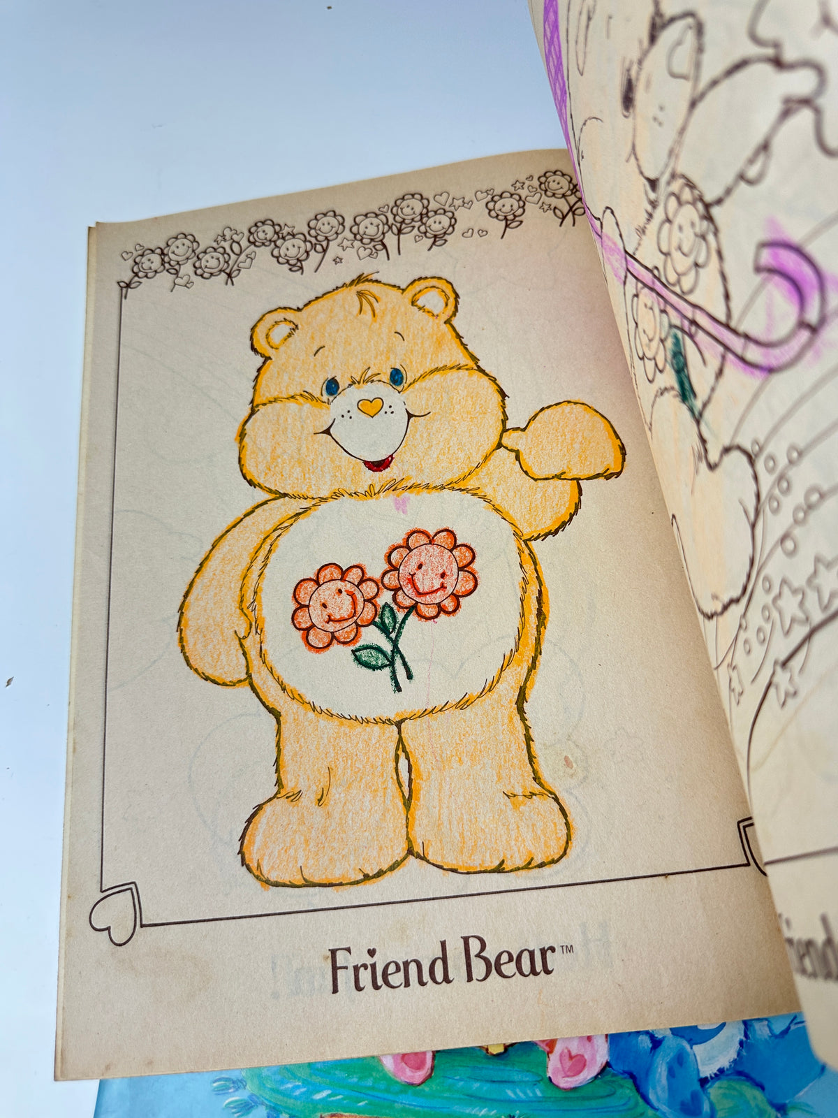 1980s Care Bears Books & Coloring Books Lot