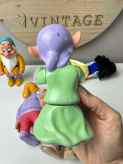 1990s Disney Snow White and Dwarves Dolls