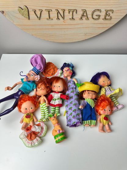 1980s Kenner Strawberry Shortcake Doll Lot